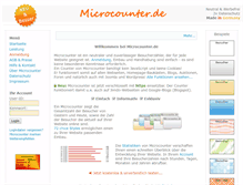 Tablet Screenshot of microcounter.de